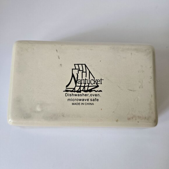 Nantucket Stoneware Mini Loaf Rooster-Themed Rectangular Baking Dish - Picture 14 of 15